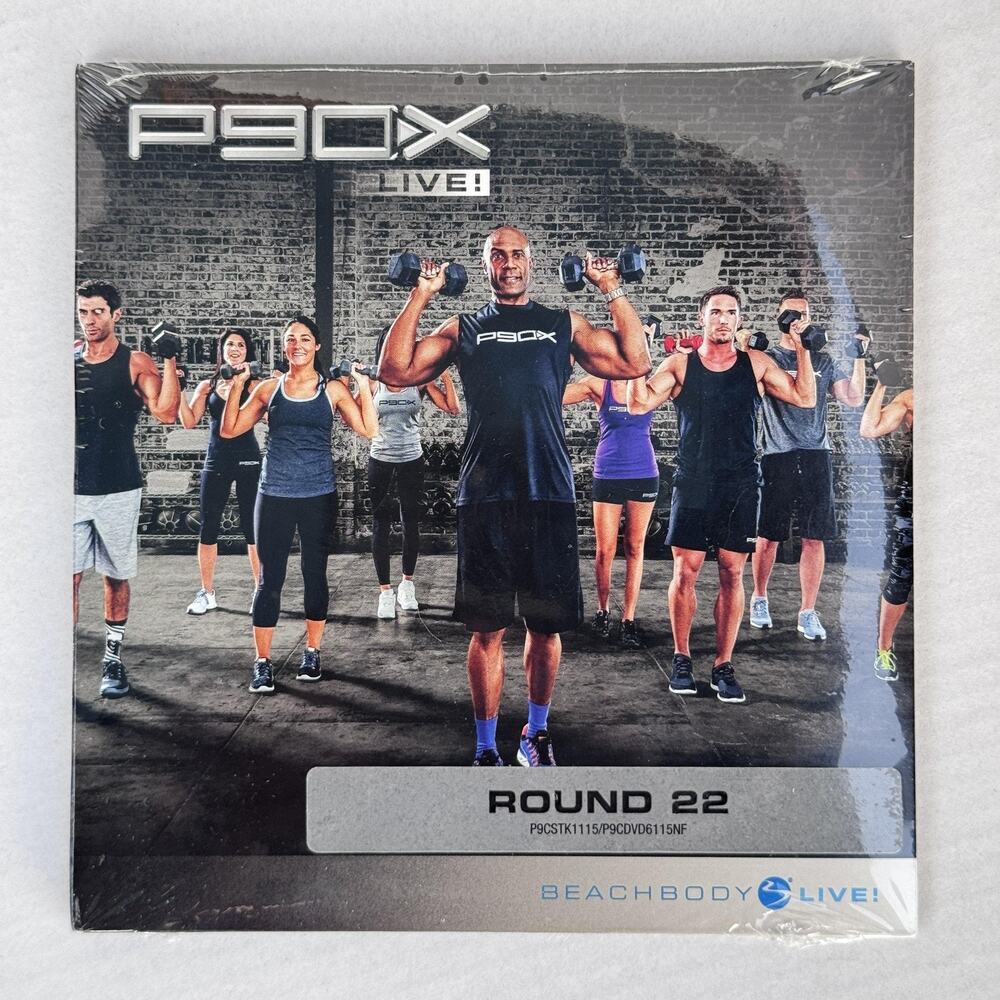 P90X Live Round 22 DVD New Beachbody Workout Program Sealed 2016 Exercise